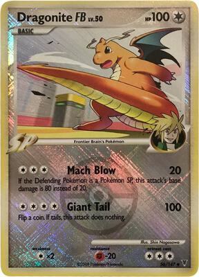 Dragonite FB - 56/147 (League Promo) card from League & Championship Cards