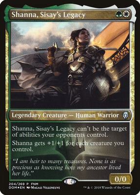 Shanna, Sisay's Legacy card from FNM Promos
