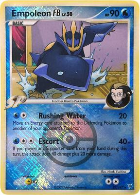 Empoleon FB - 27/147 (League Promo) card from League & Championship Cards