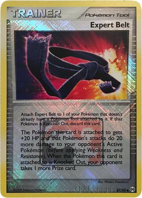 Expert Belt - 87/99 (League Promo) card from League & Championship Cards