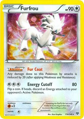 Furfrou - 114/146 (Cosmos Holo) card from Blister Exclusives