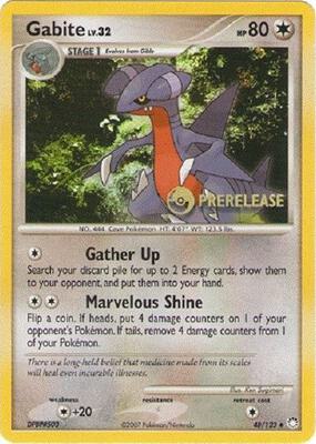 Gabite - 48/124 (Prerelease) card from Diamond and Pearl Promos