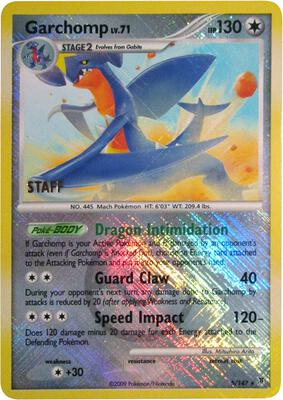 Garchomp - 5/147 (Championship Promo) [Staff] card from League & Championship Cards