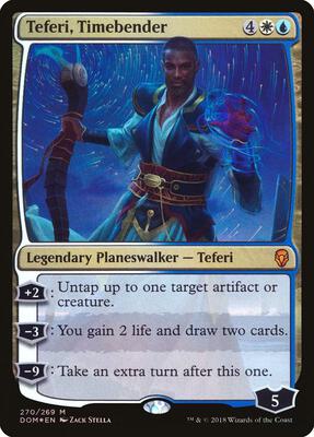 Teferi, Timebender card from Dominaria