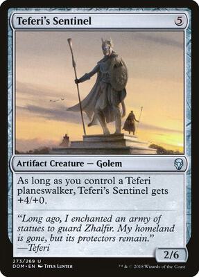 Teferi's Sentinel card from Dominaria