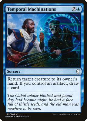 Temporal Machinations card from Dominaria