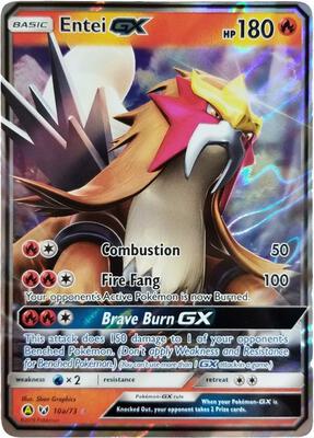 Entei GX - 10a/73 card from Alternate Art Promos