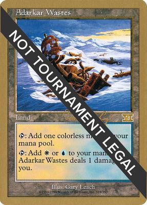 Adarkar Wastes - 2000 Tom van de Logt (6ED) card from World Championship Decks