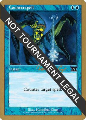 Counterspell - 2000 Tom van de Logt (6ED) card from World Championship Decks