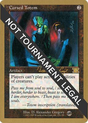Cursed Totem - 2000 Tom van de Logt (6ED) (SB) card from World Championship Decks