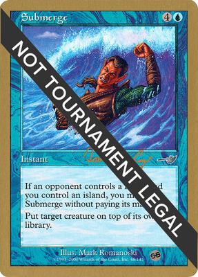 Submerge - 2000 Tom van de Logt (NMS) (SB) card from World Championship Decks
