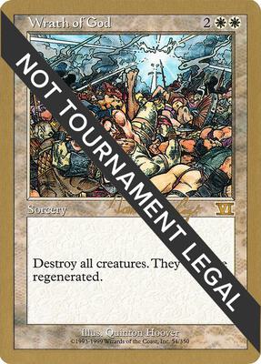 Wrath of God - 2000 Tom van de Logt (6ED) card from World Championship Decks