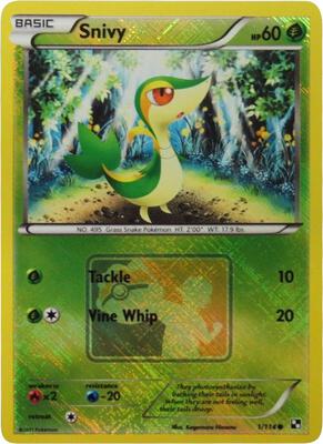 Snivy - 1/114 (League Promo) card from League & Championship Cards