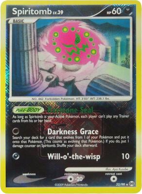 Spiritomb - 32/99 (League Promo) card from League & Championship Cards