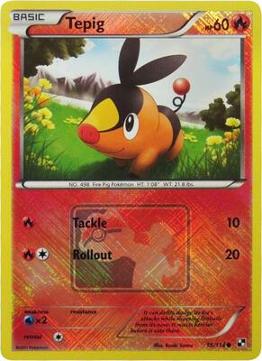 Tepig - 15/114 (League Promo) card from League & Championship Cards