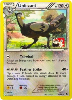 Unfezant - 82/98 (League Promo) card from League & Championship Cards