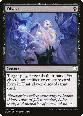 Divest card from Dominaria