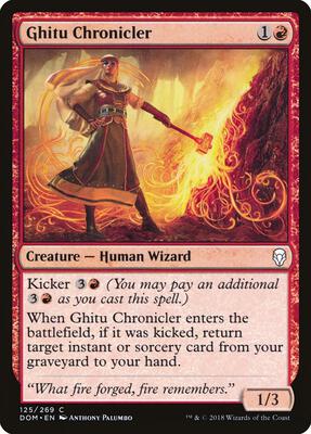 Ghitu Chronicler card from Dominaria