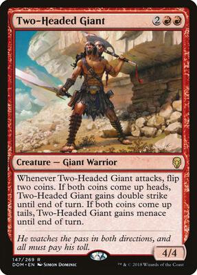 Two-Headed Giant card from Dominaria