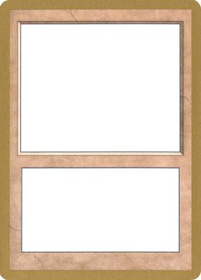 2001 World Championship Blank Card card from World Championship Decks