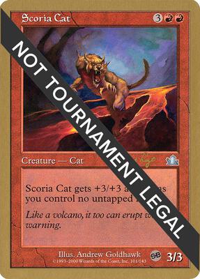 Scoria Cat - 2001 Tom van de Logt (PCY) (SB) card from World Championship Decks