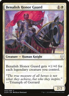 Benalish Honor Guard card from Dominaria
