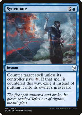 Syncopate card from Dominaria