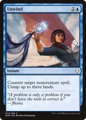 Unwind card from Dominaria