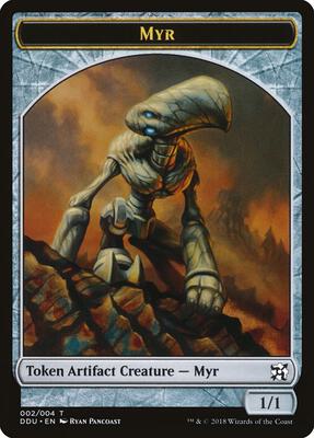 Myr Token card from Duel Decks: Elves vs. Inventors