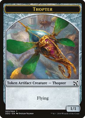 Thopter Token (003) card from Duel Decks: Elves vs. Inventors