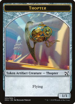 Thopter Token (004) card from Duel Decks: Elves vs. Inventors