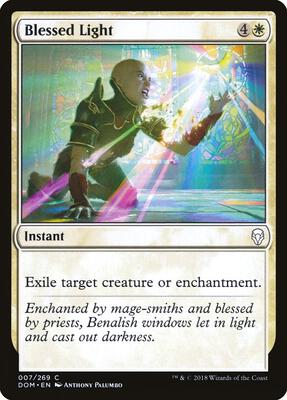 Blessed Light card from Dominaria