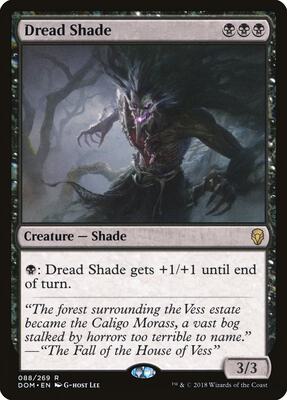Dread Shade card from Dominaria