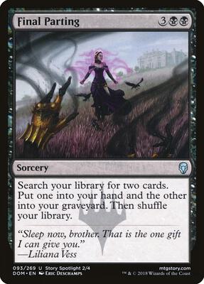 Final Parting card from Dominaria