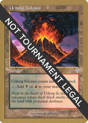 Urborg Volcano - 2001 Tom van de Logt (INV) card from World Championship Decks