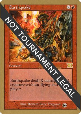 Earthquake - 1999 Kai Budde (6ED) (SB) card from World Championship Decks