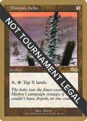 Mishra's Helix - 1999 Kai Budde (USG) card from World Championship Decks