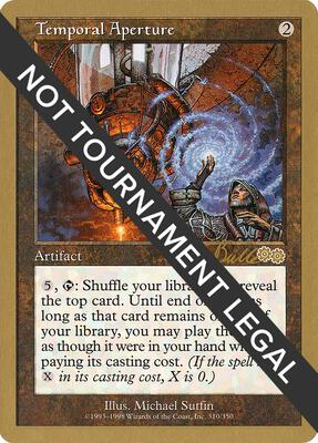 Temporal Aperture - 1999 Kai Budde (USG) card from World Championship Decks