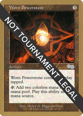 Worn Powerstone - 1999 Kai Budde (USG) card from World Championship Decks