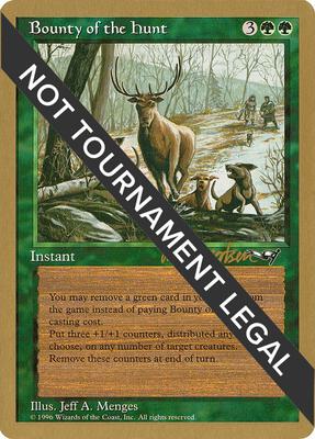Bounty of the Hunt - 1997 Svend Geertsen (ALL) (SB) card from World Championship Decks