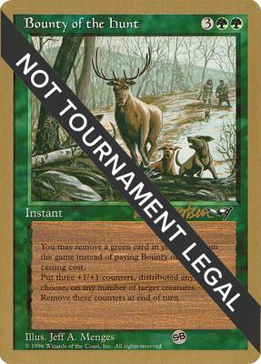 Bounty of the Hunt - 1997 Svend Geertsen (ALL) card from World Championship Decks