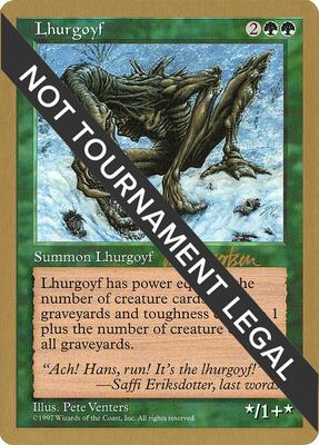 Lhurgoyf - 1997 Svend Geertsen (5ED) card from World Championship Decks