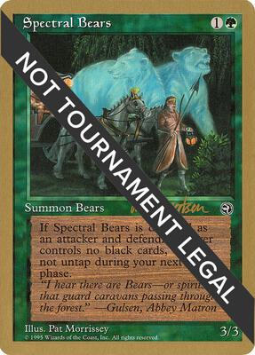 Spectral Bears - 1997 Svend Geertsen (HML) card from World Championship Decks