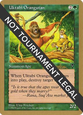 Uktabi Orangutan - 1997 Svend Geertsen (VIS) card from World Championship Decks