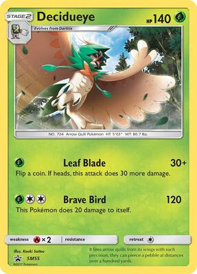 Decidueye - SM55 card from SM Promos