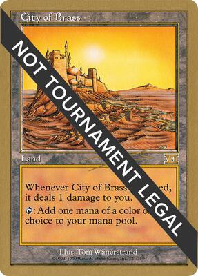 City of Brass - 2000 Nicolas Labarre (6ED) card from World Championship Decks