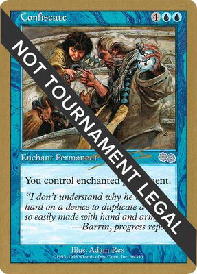 Confiscate - 2000 Nicolas Labarre (USG) card from World Championship Decks