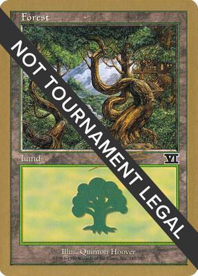 Forest (347) - 2000 Nicolas Labarre (6ED) card from World Championship Decks