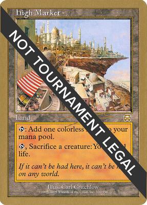 High Market - 2000 Nicolas Labarre (MMQ) card from World Championship Decks