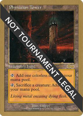 Phyrexian Tower - 2000 Nicolas Labarre (USG) card from World Championship Decks